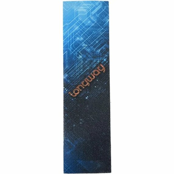 Longway printed pro scooter griptape circuit board blue - circuit board blue